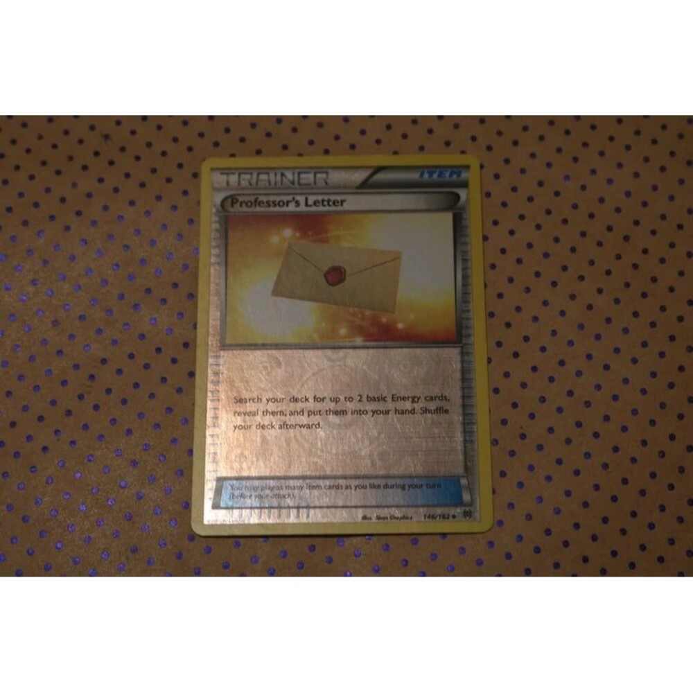 Professor's Letter Rev Holo 146/162 Pokemon Card (2015)